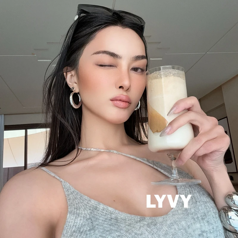 合金耳饰 【粗针耳环】袁伶嫣同款粗环粗针耳环下粗上细型修饰脸型