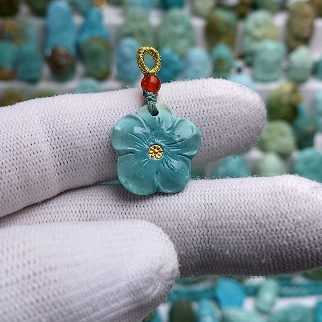 小***丽未镶嵌绿松石绿松石