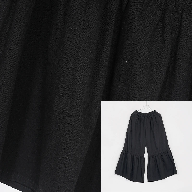 【蓉哥出品】净版亚麻马蹄裤8620