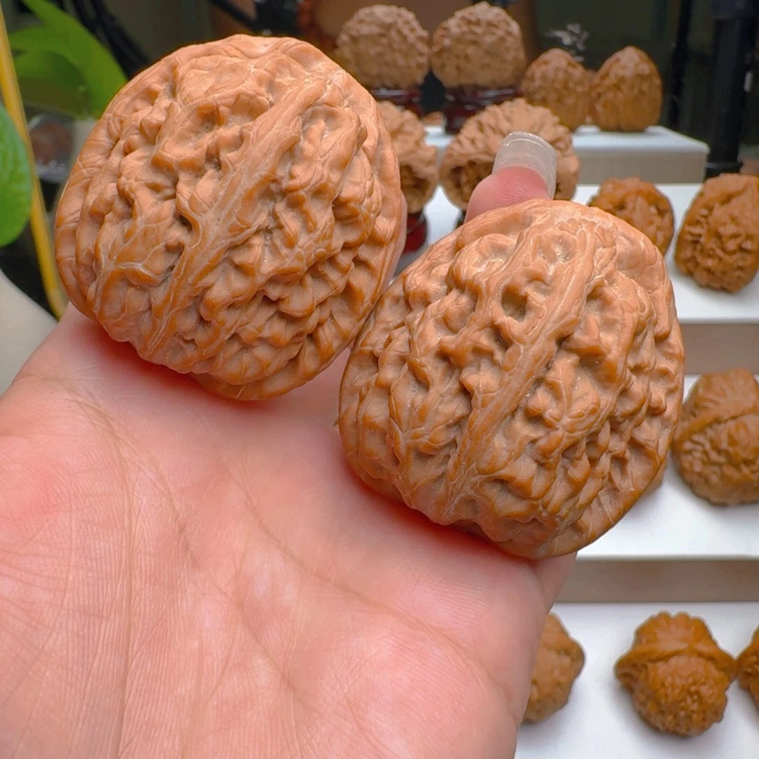 核桃把件w**e40尺寸红锦鲤