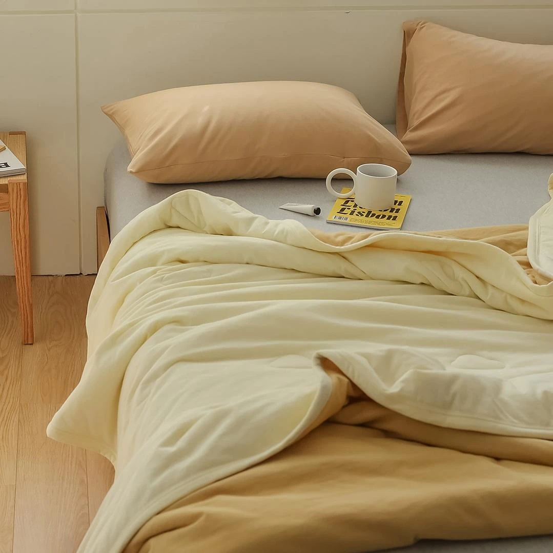 水星新款被纯棉~软棉夏季被针织糯~天竺全棉被呼呼夏夏凉~~薄款空