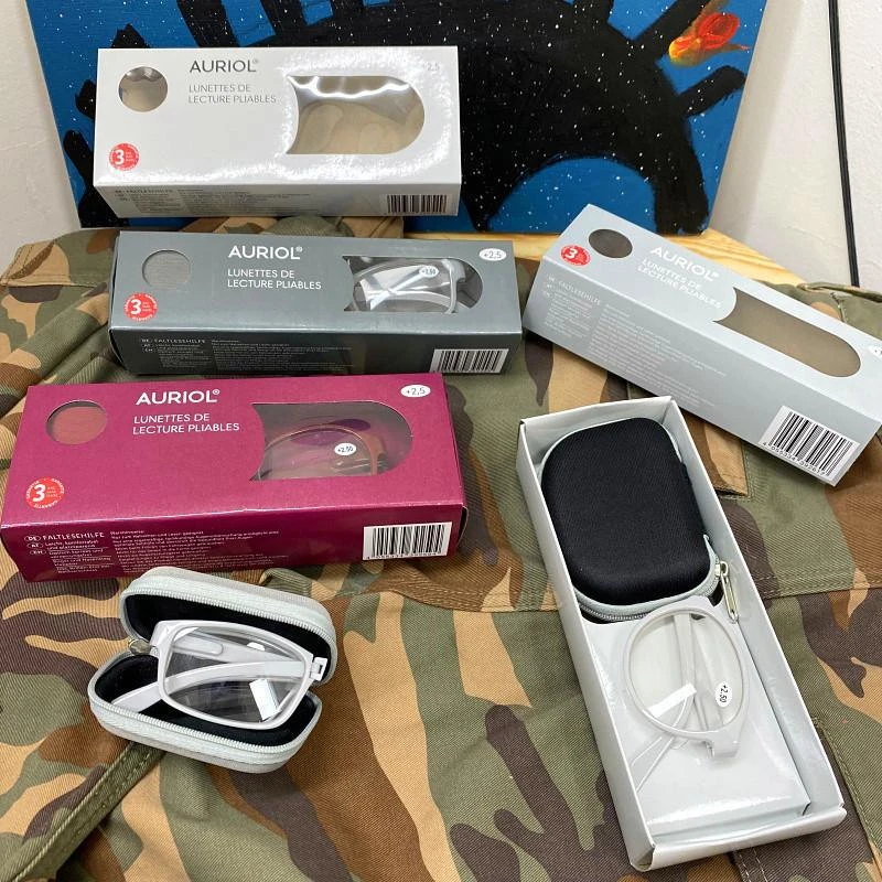 可折叠易收纳！送爸妈！送长辈！男女通用时尚老花镜6491