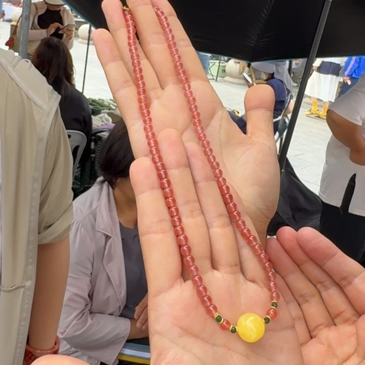 南红玛瑙未镶嵌颈饰南红项链多样性拍一发一