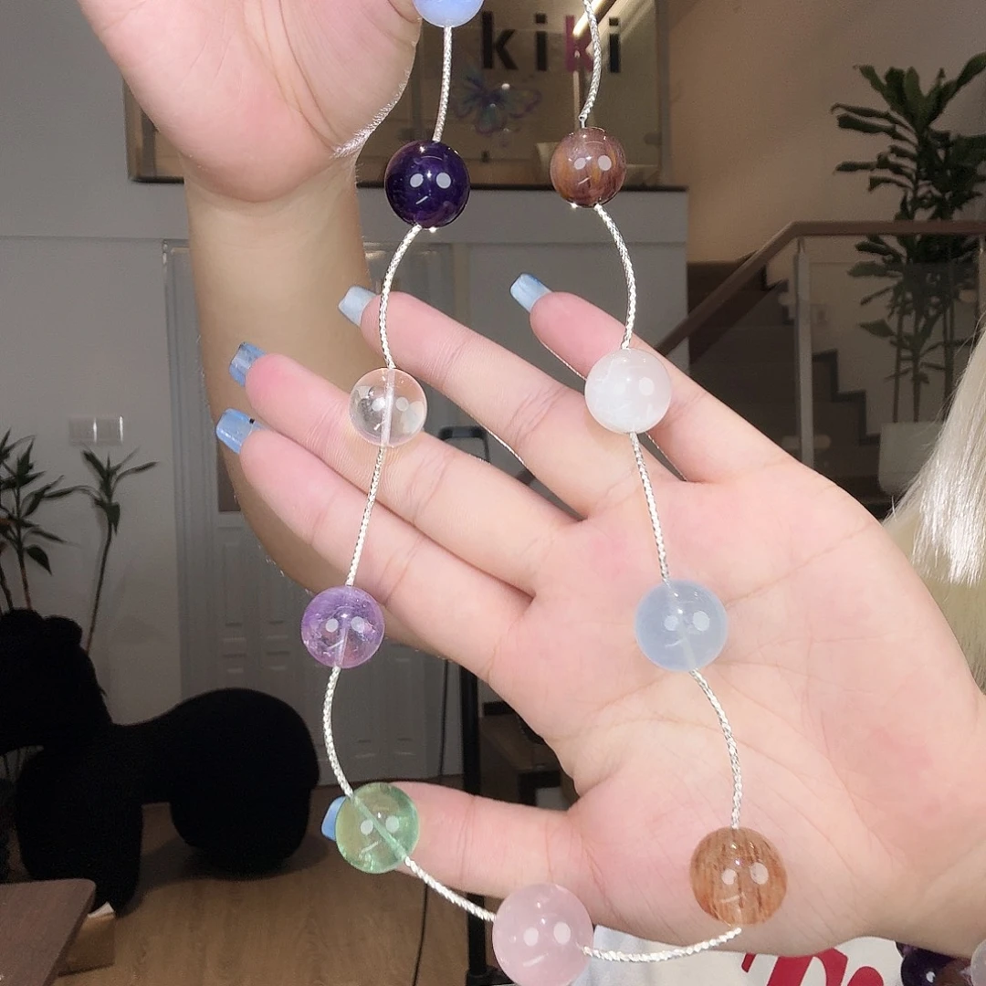 水晶手链未镶嵌黑糖