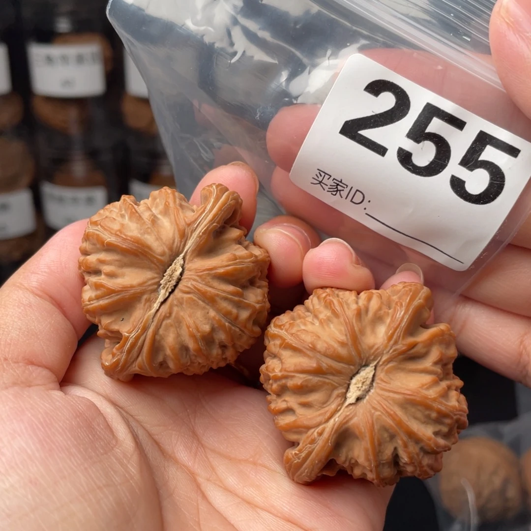 把件文玩核桃全品44闷白