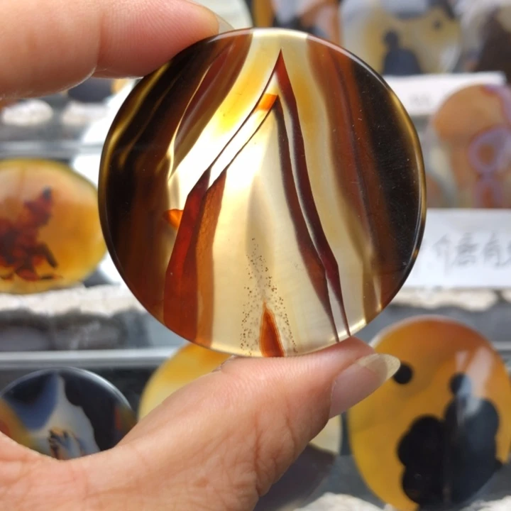 合金玛瑙/玉髓珠宝奇石97