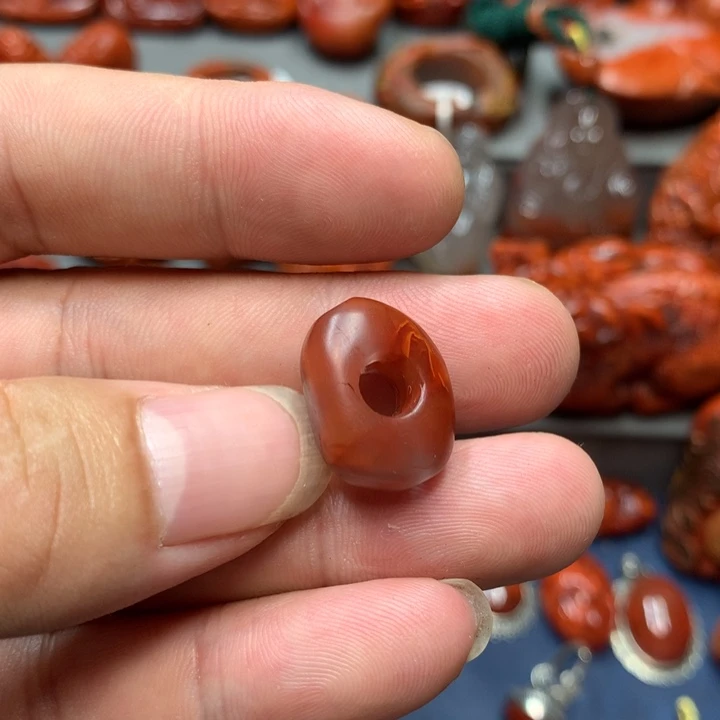 南红玛瑙未镶嵌吊坠(不含链)