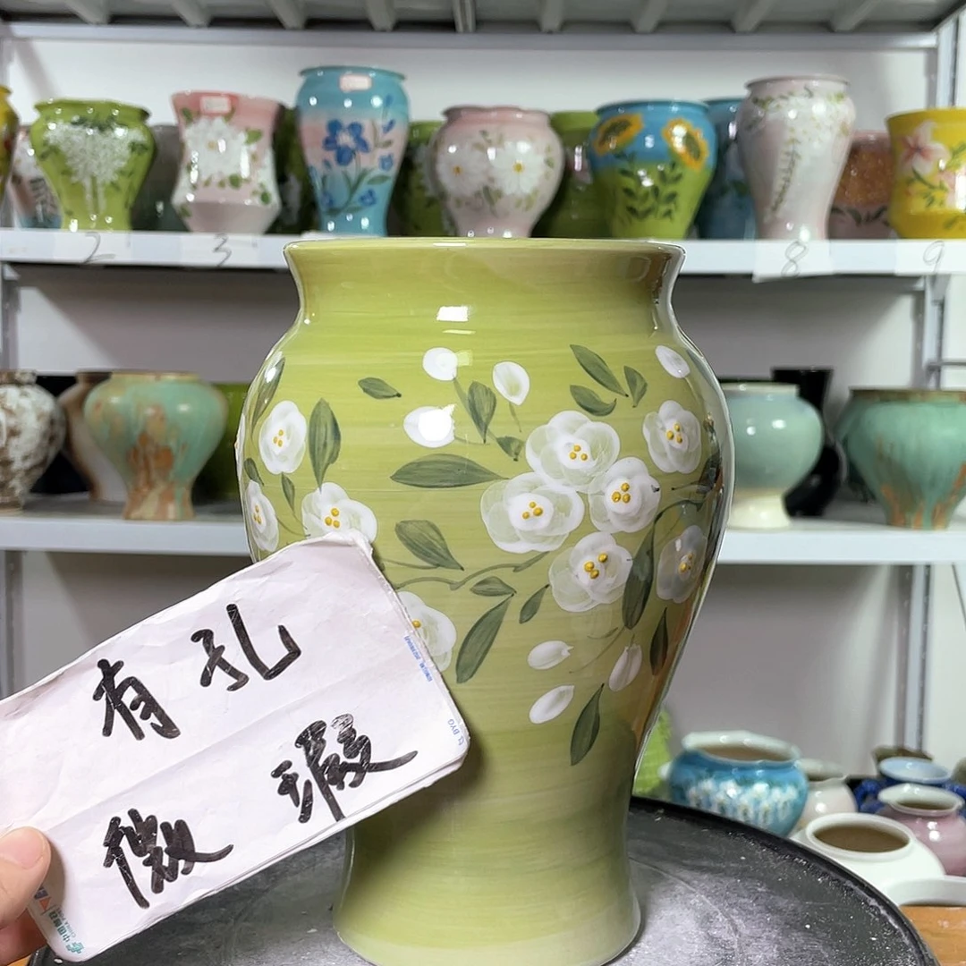 景德镇陶瓷花盆花器暇256