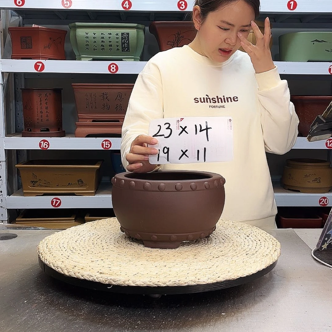 紫砂花盆紫砂花盆