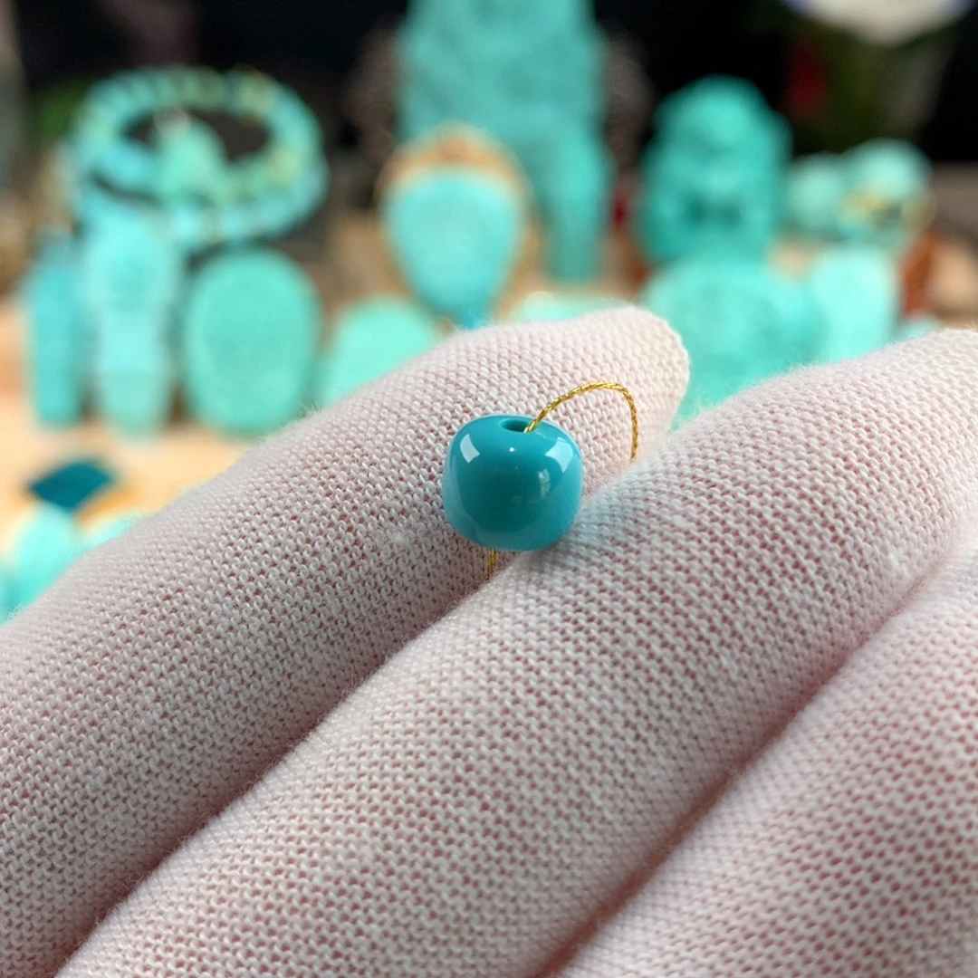 绿松石未镶嵌老型卡7.5