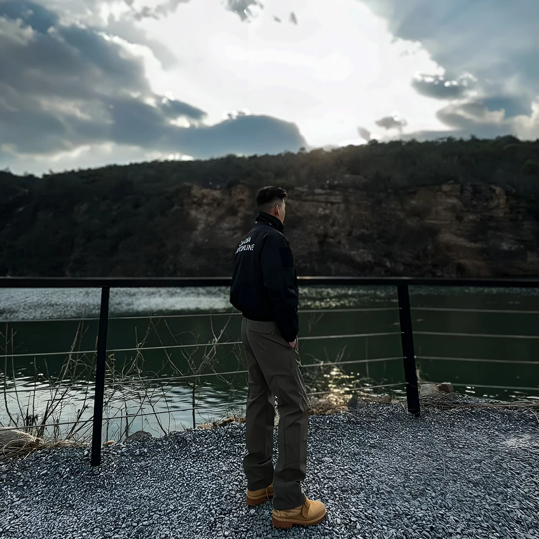 春秋美式maicai系列3D立体剪裁户外神裤三防速干透气直筒冲锋裤