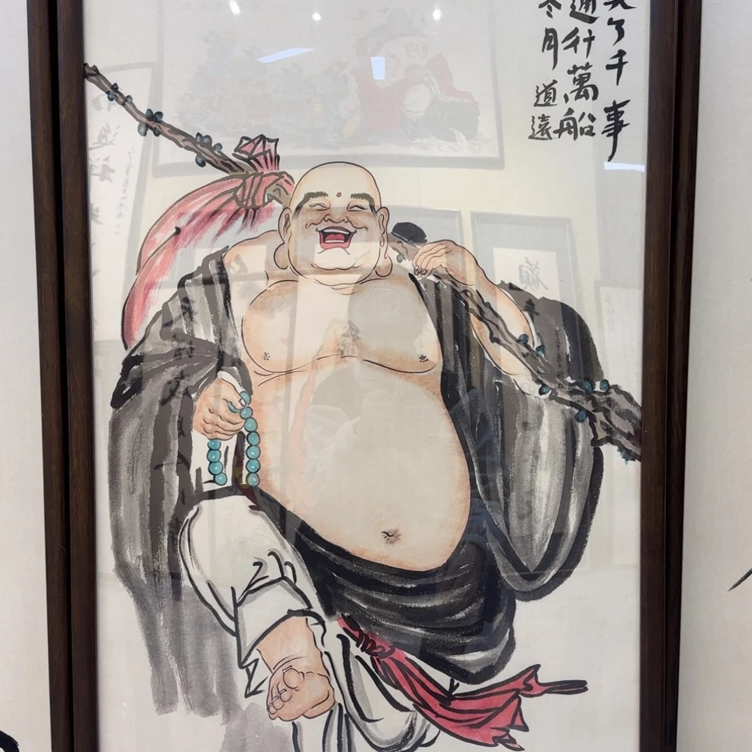 二***哥国画阿冲手绘钟馗