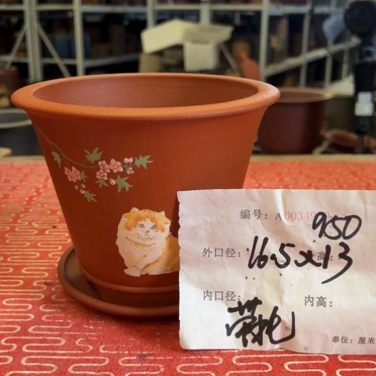 紫砂花盆紫紫砂盆