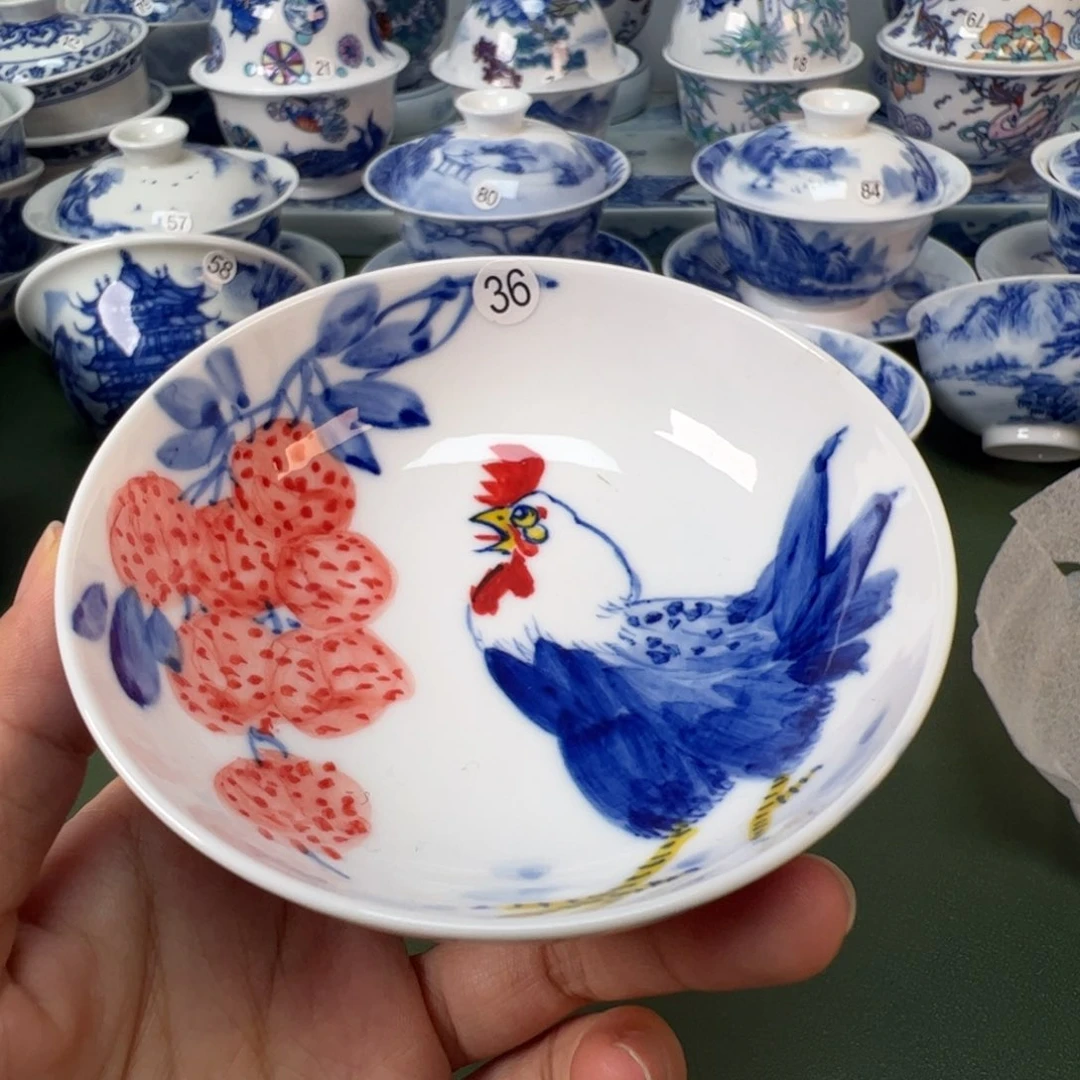 木木景德镇纯手工纯手绘茶具36