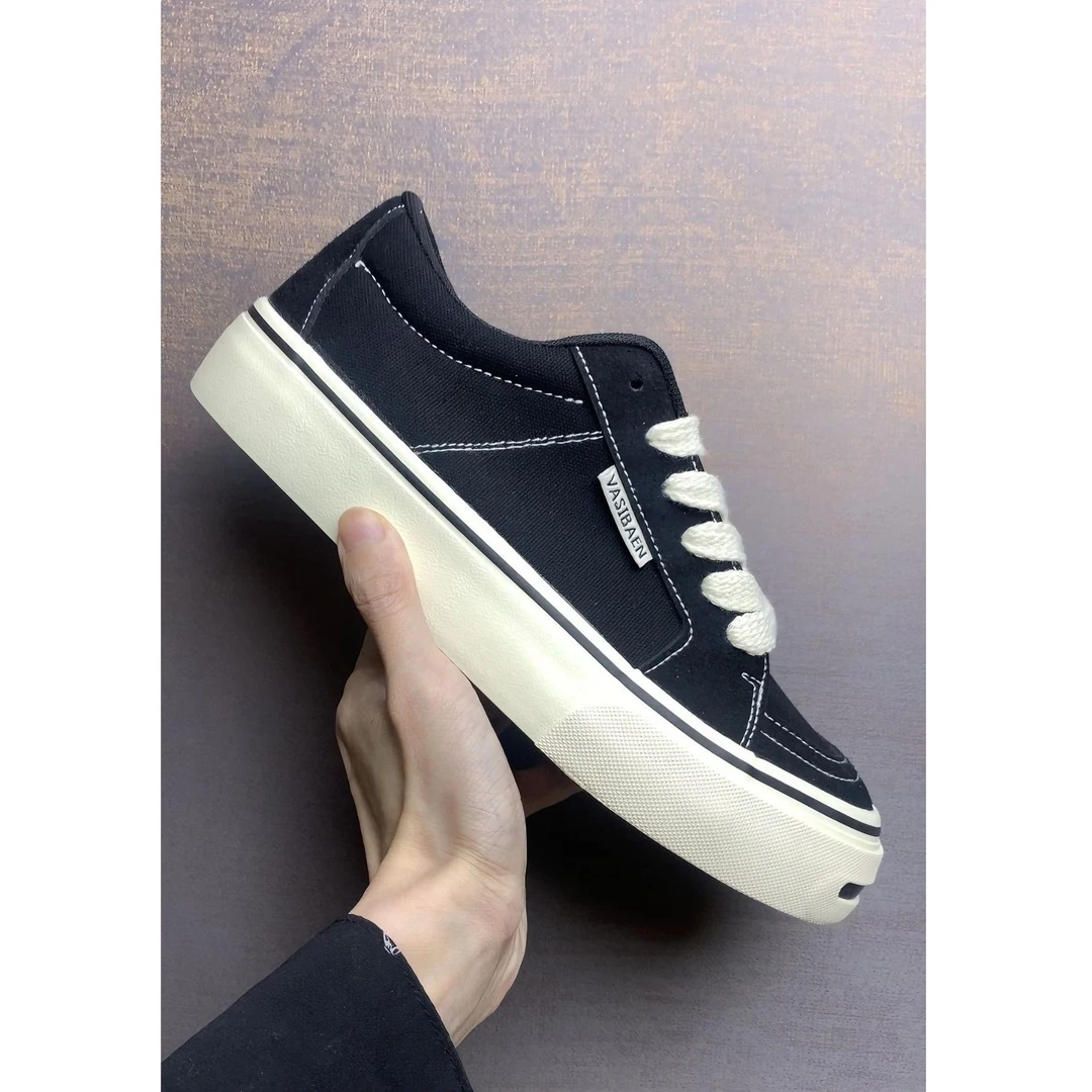 2025夏季新款帆布鞋韩版潮流百搭学生街拍ins港风开口笑运动时尚