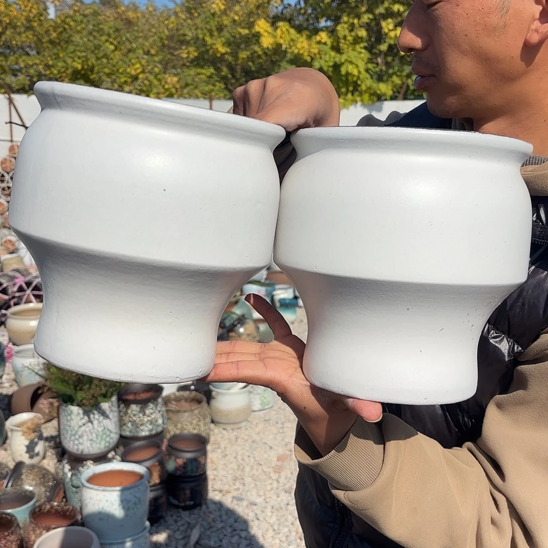 白火锅两个口径19高度20