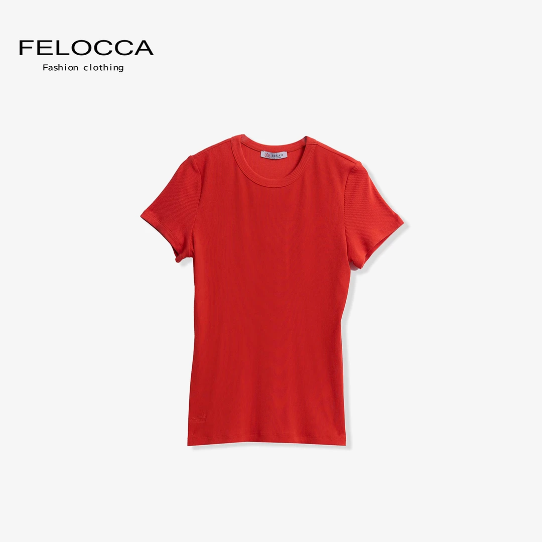 NO退NO换【FELOCCA】质感百搭舒适圆领短袖T恤   CC1689