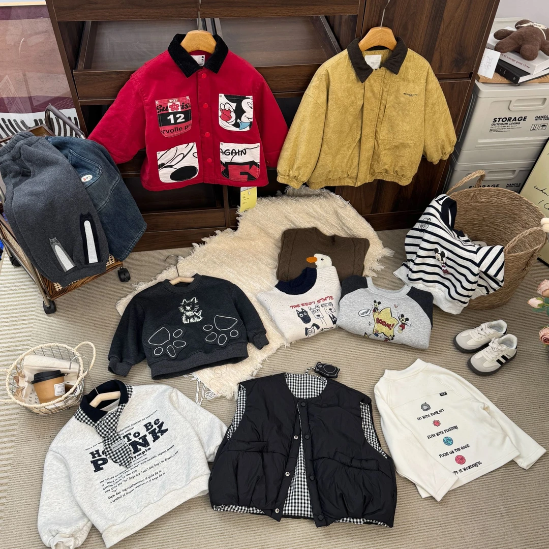 2025年新款男童外套加厚单件加绒秋冬款单件合集101