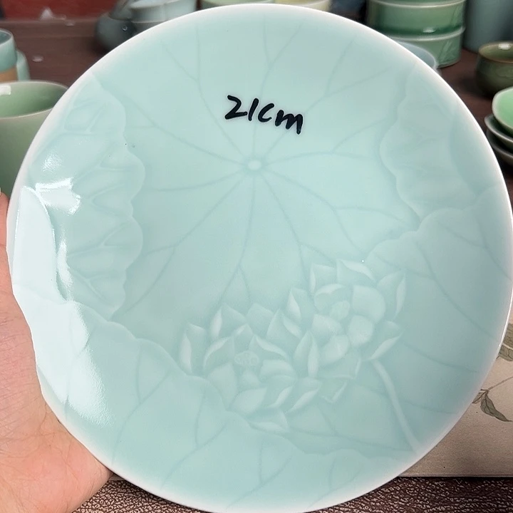 龙泉云间青瓷小米茶器