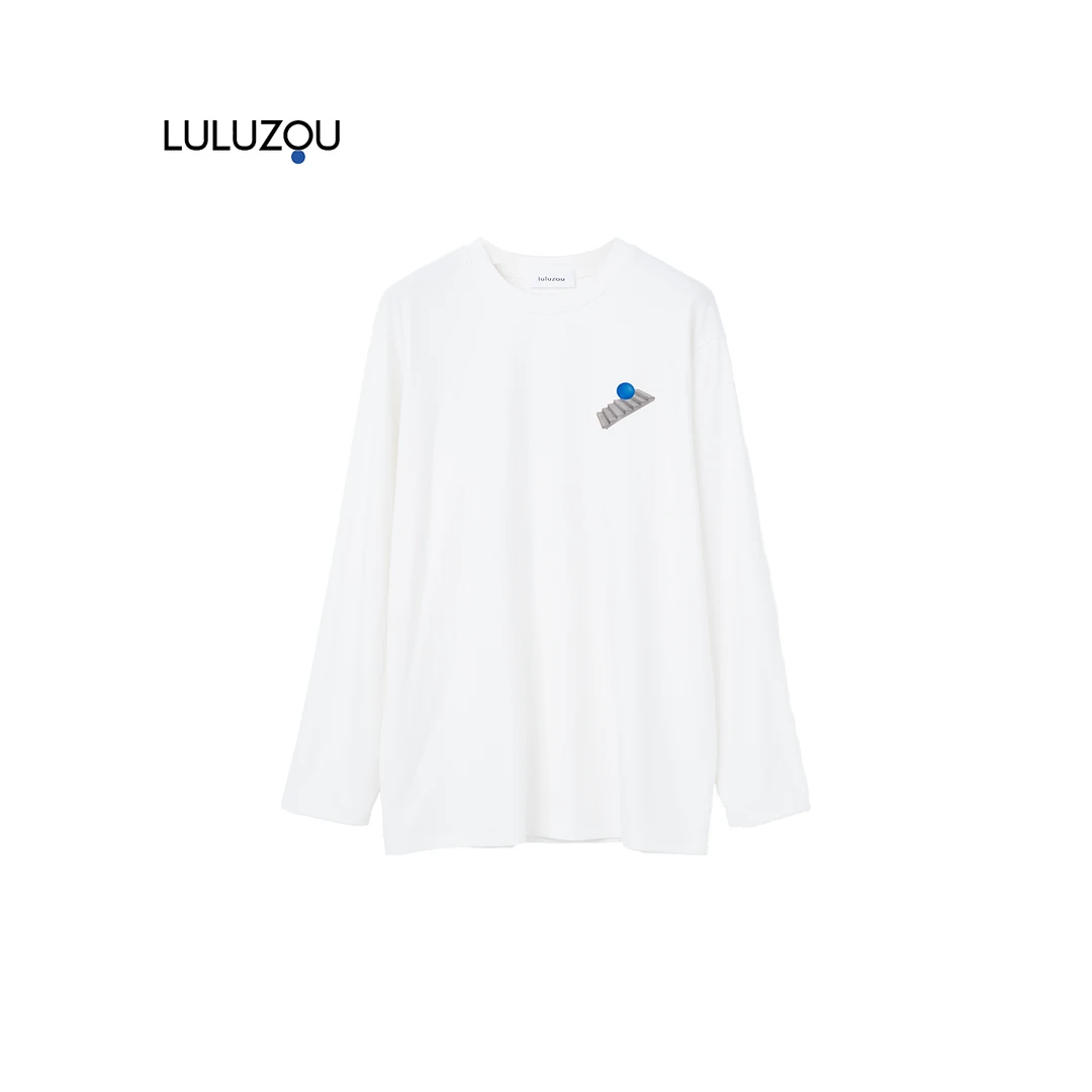 luluzou磨毛舒适宽松t