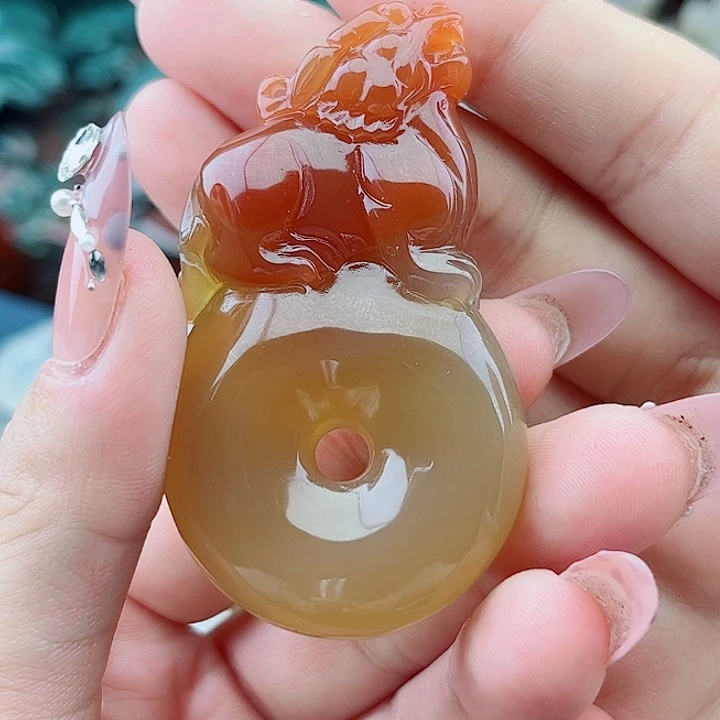 未镶嵌玛瑙手饰吊坠