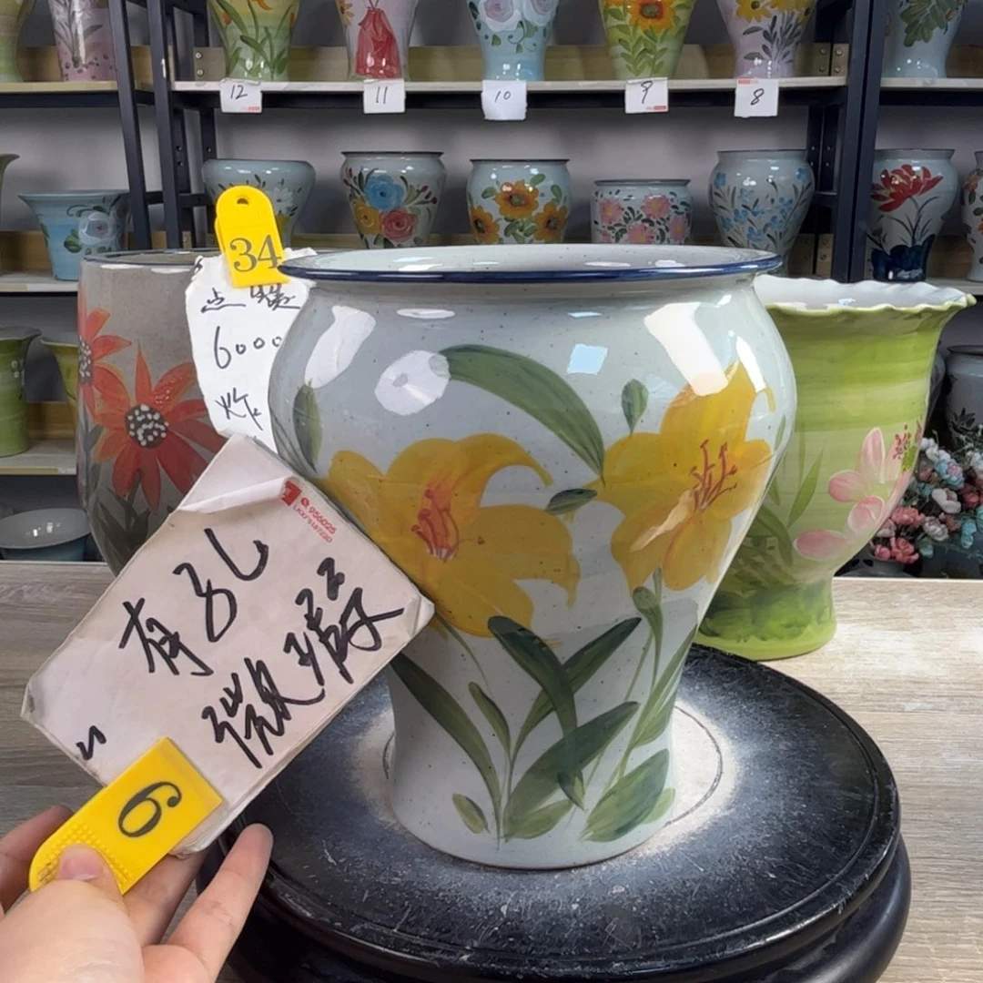 罐1tc景德镇陶瓷花盆
