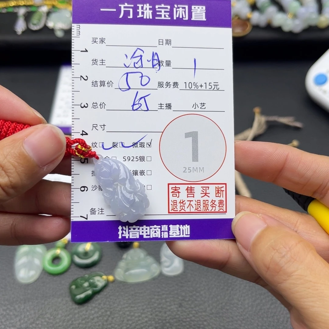 翡翠未镶嵌颈饰吊坠