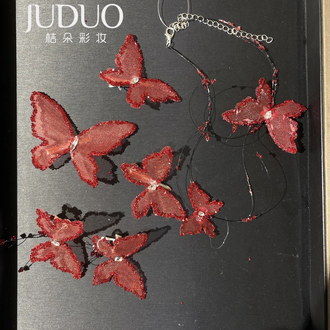 T7030韩式超仙甜美蝴蝶头饰