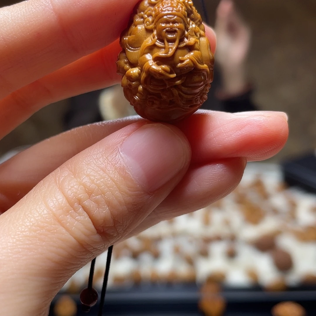 橄榄核吊坠五福 橄榄