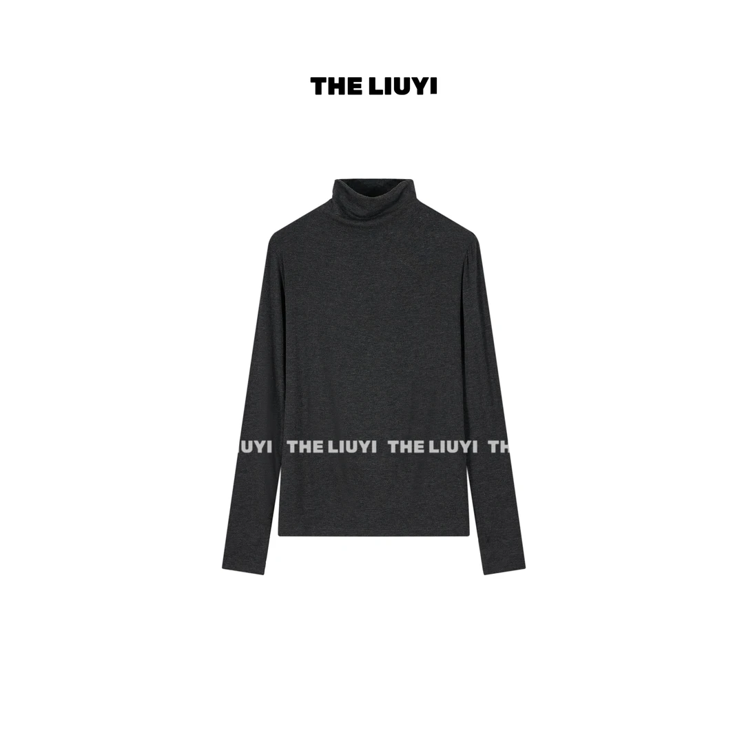 【LIUYI】克什米尔羊绒亲肤柔软保暖高领打底衫510192