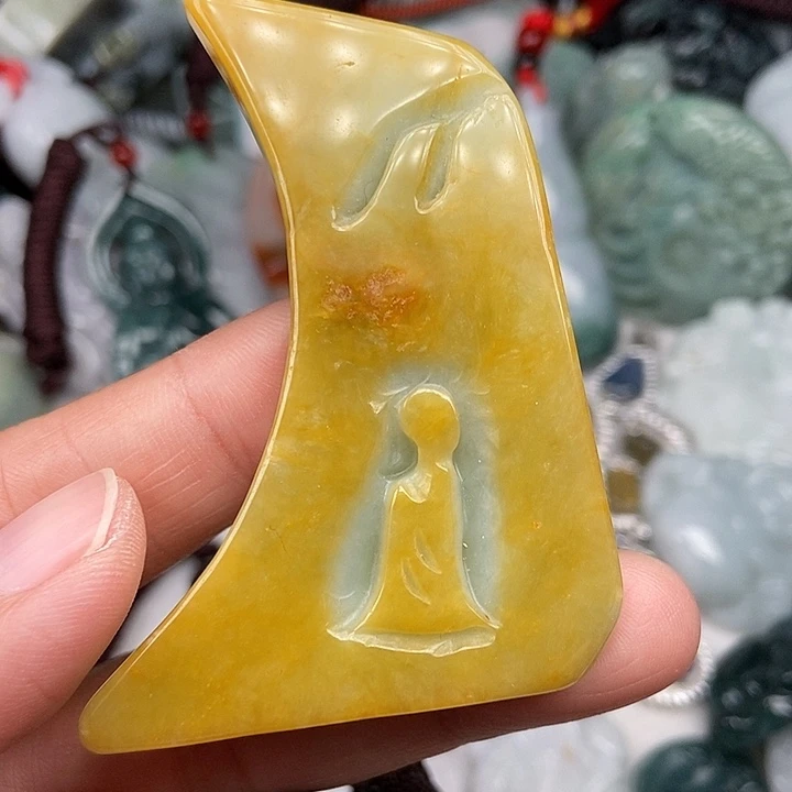 颈饰未镶嵌翡翠翡翠