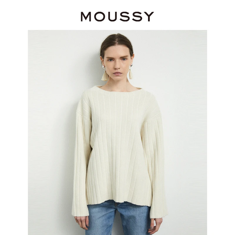 【达人专属】moussy毛针织衫C10FAW70-0710