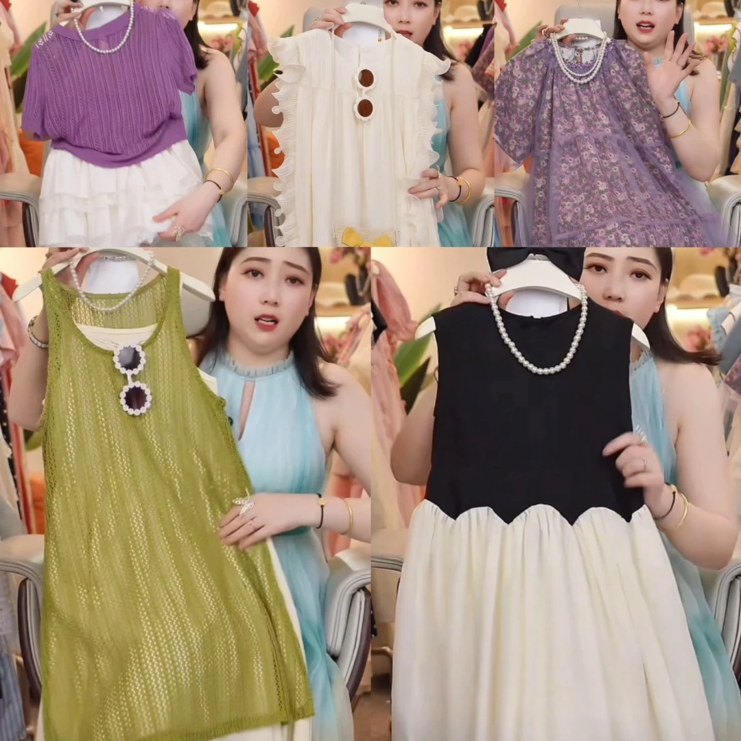 (·LYY3)25年夏季新款中大童时尚日常女童亲子款连衣裙套装