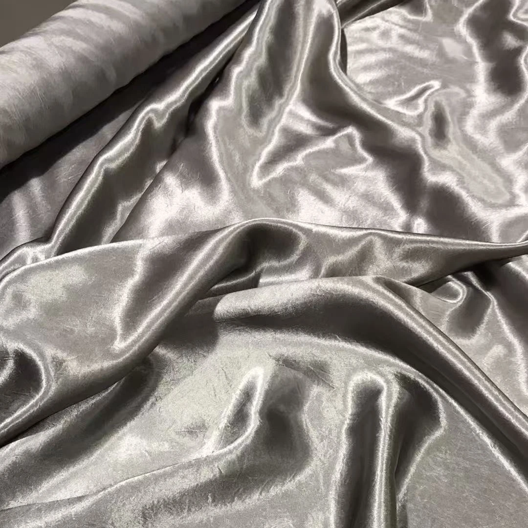 特价福利 灰色暗花纹进口三醋酸面料