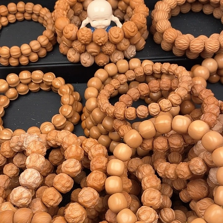 文玩核桃手串漏眼猴头手串