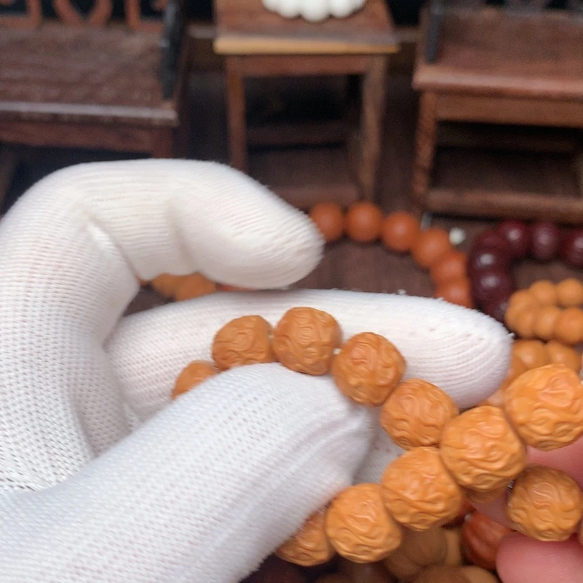 【闪购商品】手串文玩核桃二*龙须