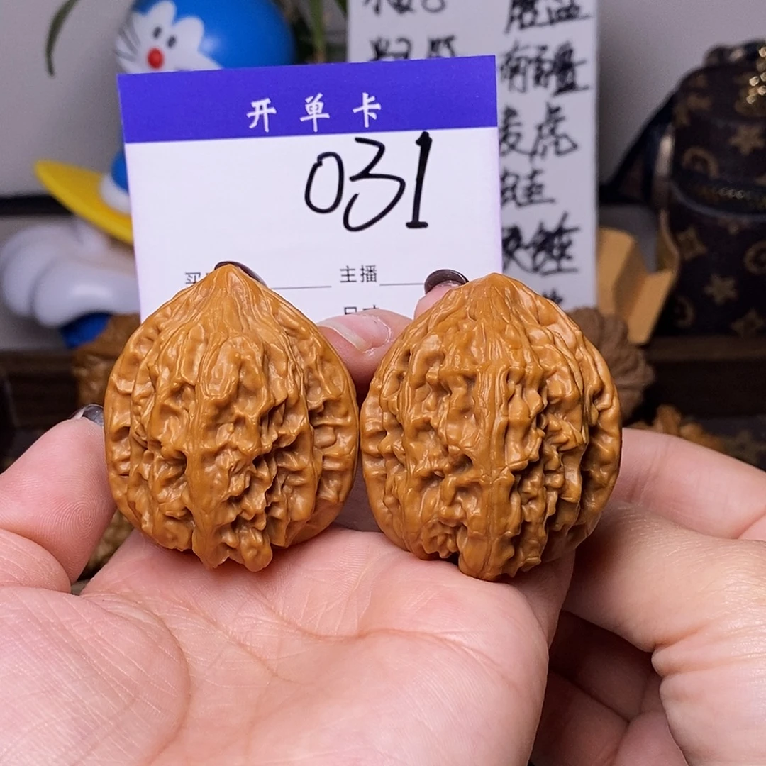 吊坠桃核文玩核桃老树鸡心40微修n