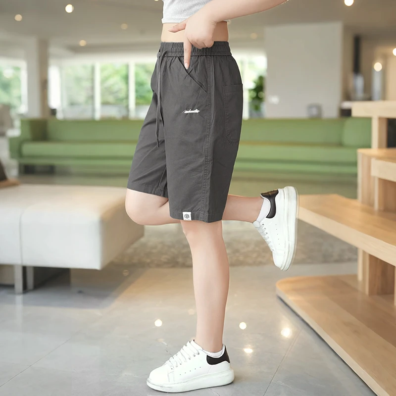 夏季薄款宽松直筒男士短裤潮流时尚舒适凉爽运动五分休闲裤子5007