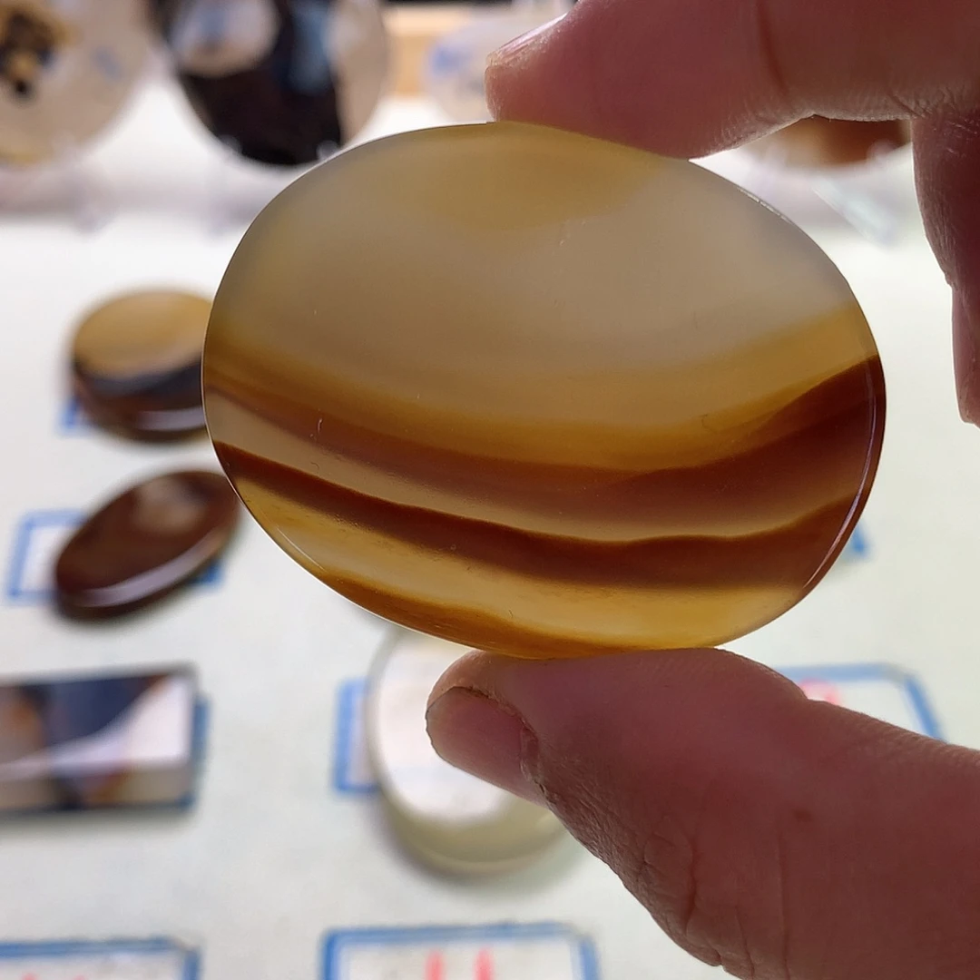 未镶嵌玛瑙/玉髓珠宝半成品