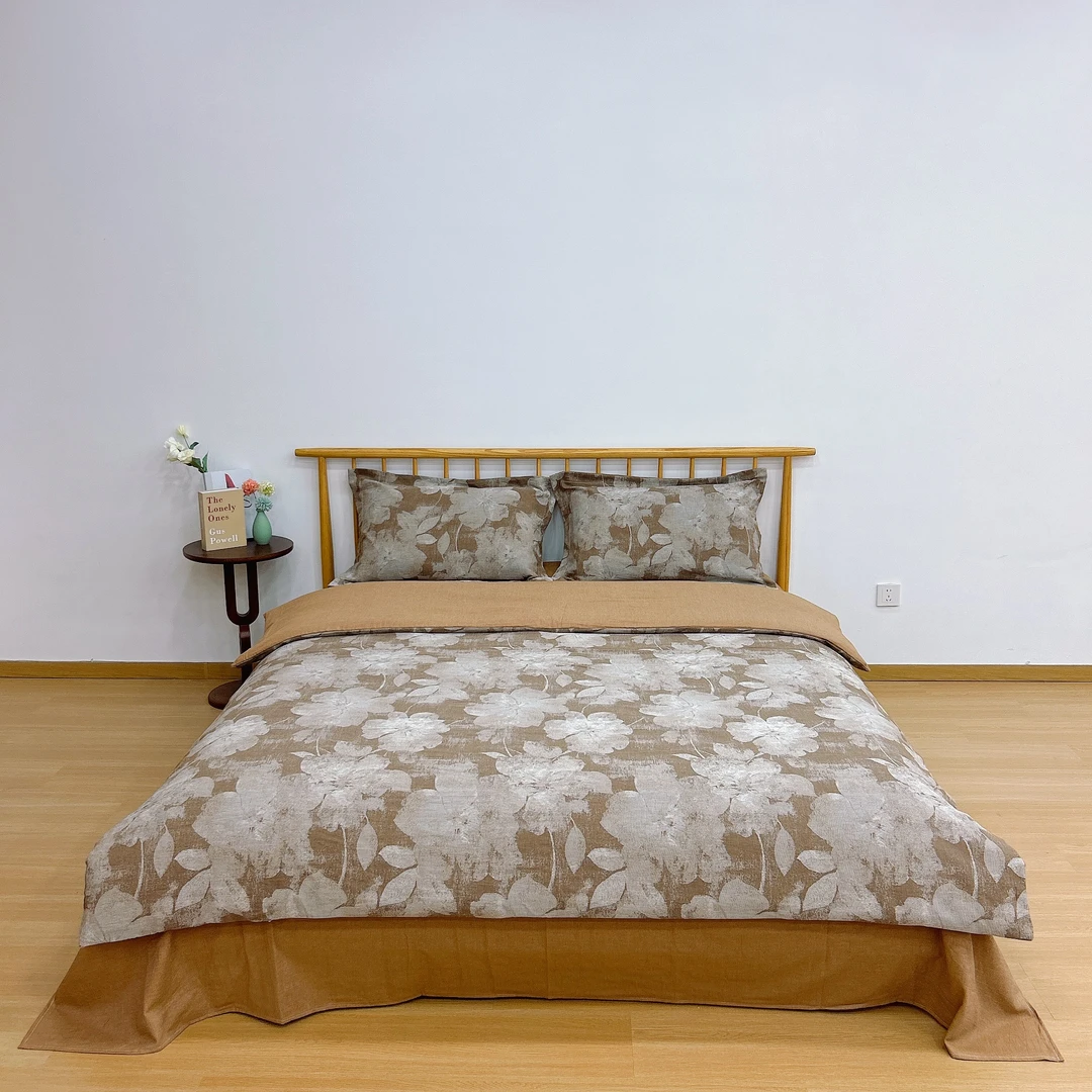 【叶舒】高端A类超柔软亲肤全棉色织大提花四件套