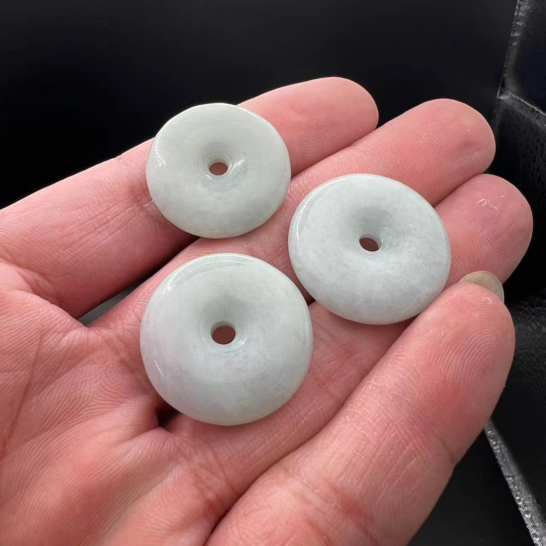 【可塘余掌柜珠宝】翡翠平安扣-约mm-DF2360-011803-多样性发一件