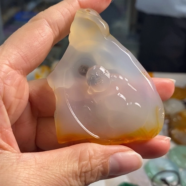 玛瑙/玉髓吊坠(不含链)未镶嵌