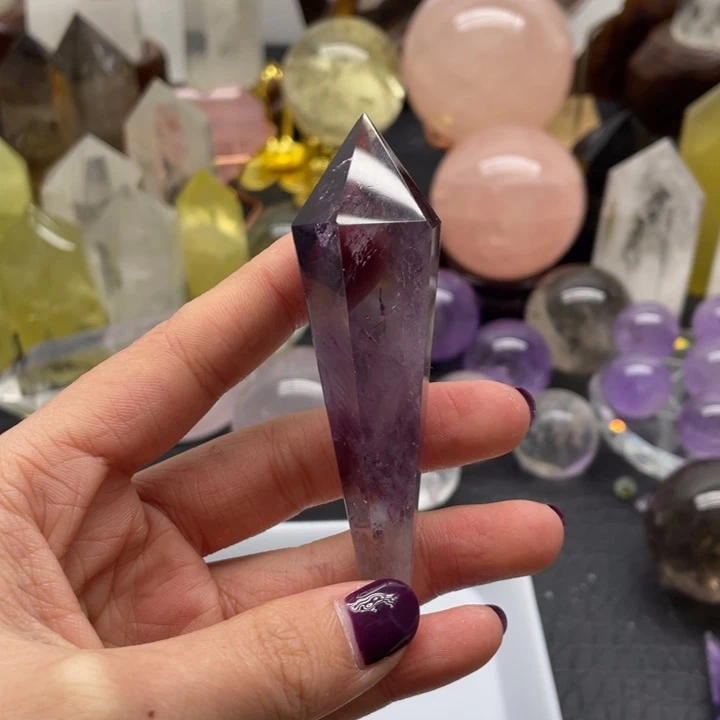 水晶27未镶嵌m****马紫水权杖