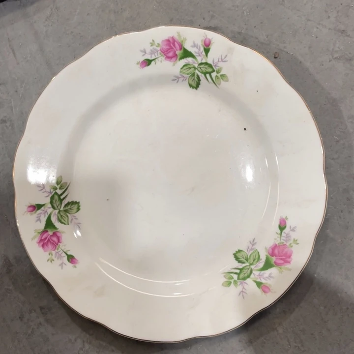 醴陵彩高温瓷老瓷23厘米微瑕