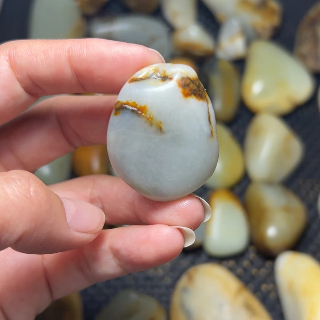 和田玉未镶嵌挂件A32