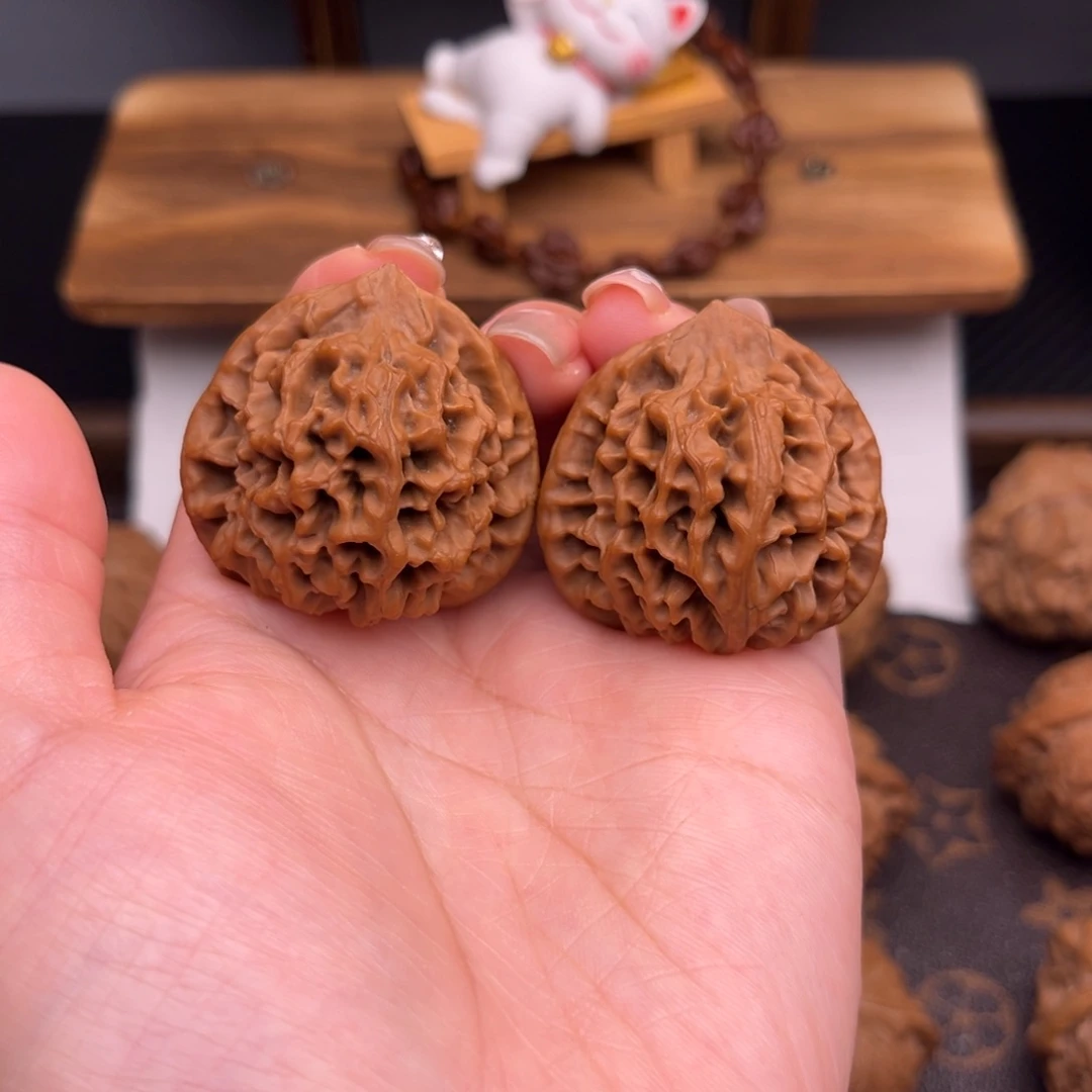 把件文玩核桃秦闷 38 全品白茬