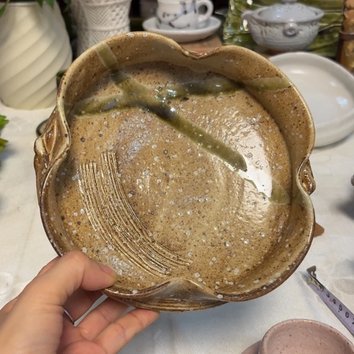 陶泥一个钵子好看的