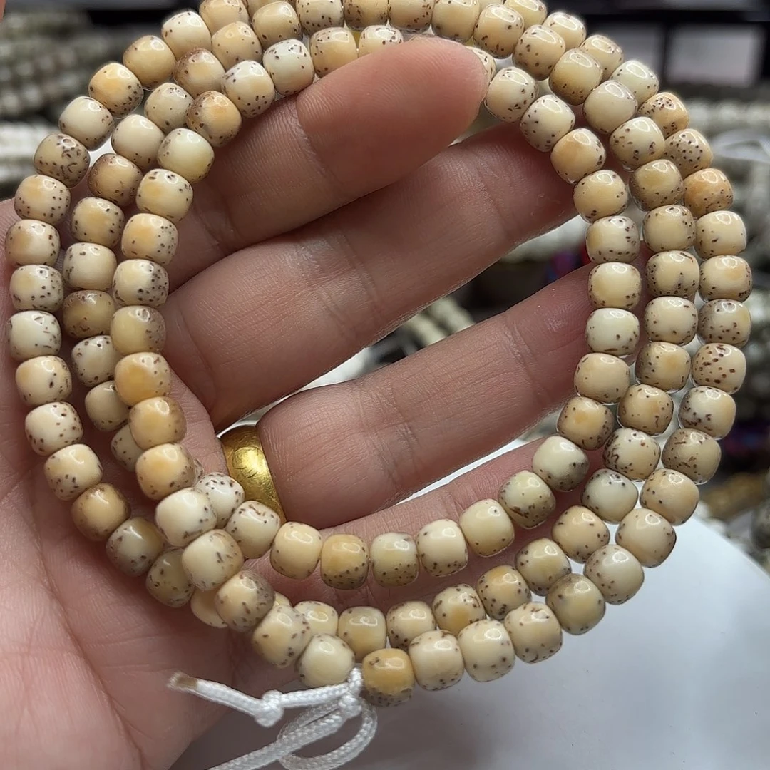 星月菩提手串76火烧云河豚大留白