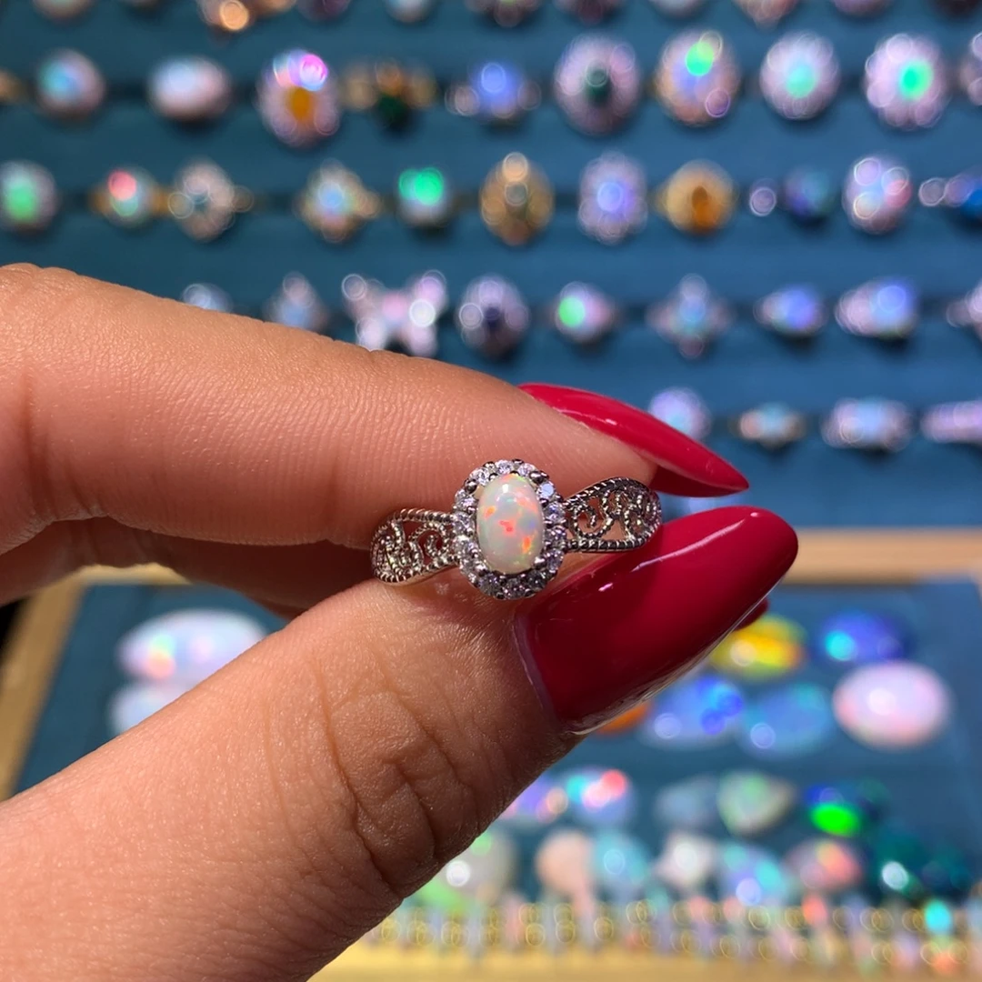 欧泊银S925镶嵌福利款 不退不换