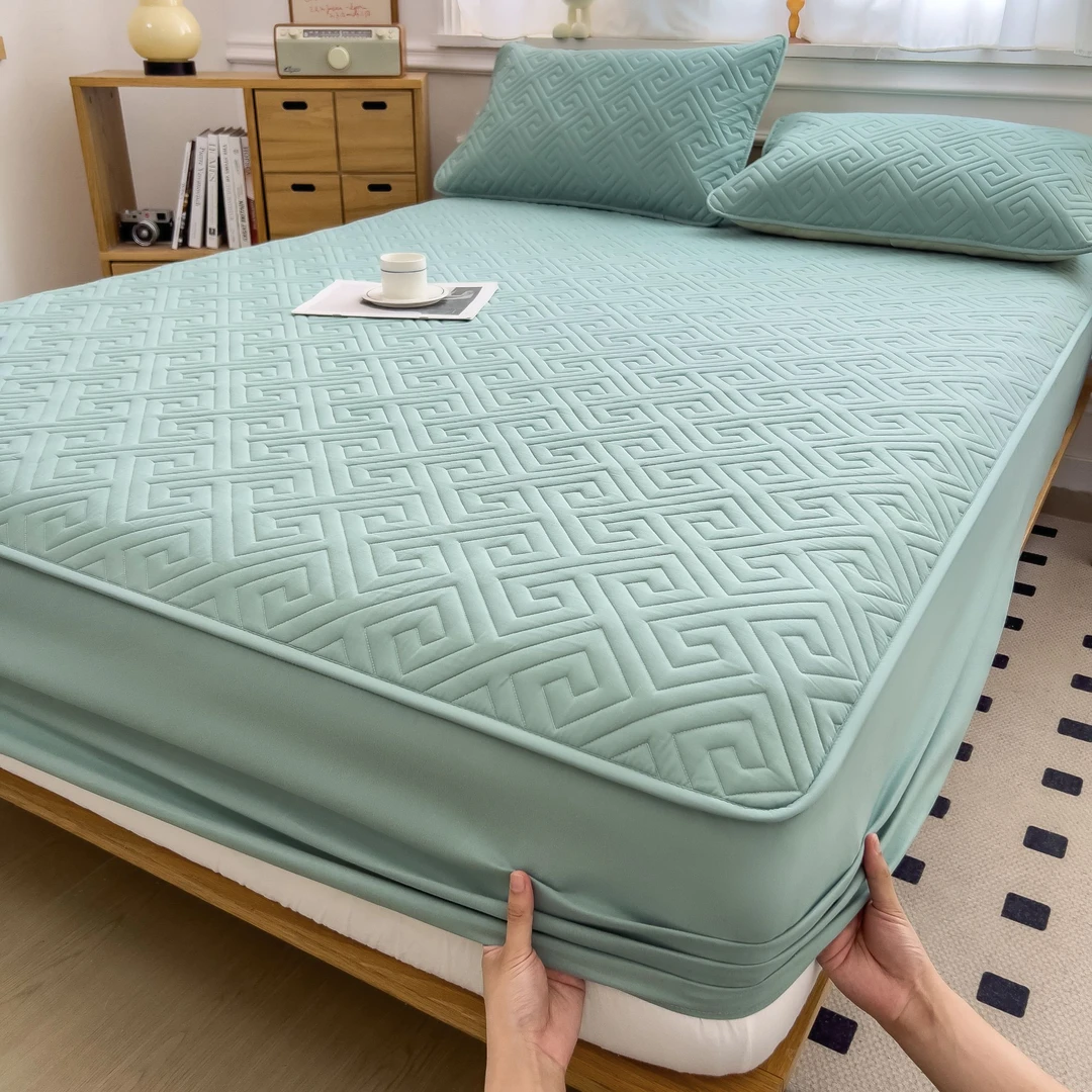 2025新款夹棉床笠保护罩防水床罩床垫学生宿舍全包防滑床单罩